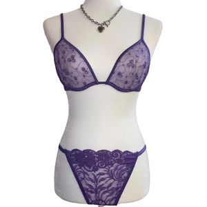 Vintage VS Lace Lingerie Set